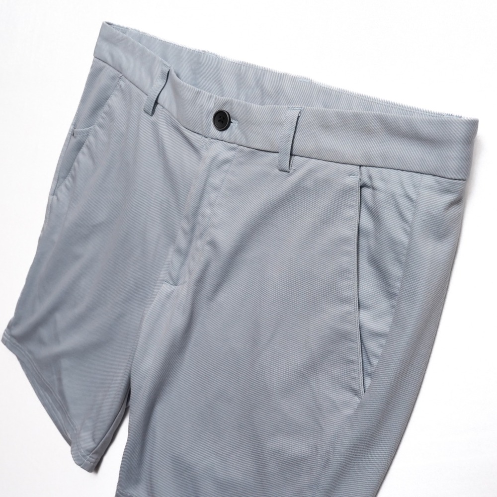 Robert Barakett Golf Shorts Mens 32 Light Blue Stretch Flat Front Stretch Casual